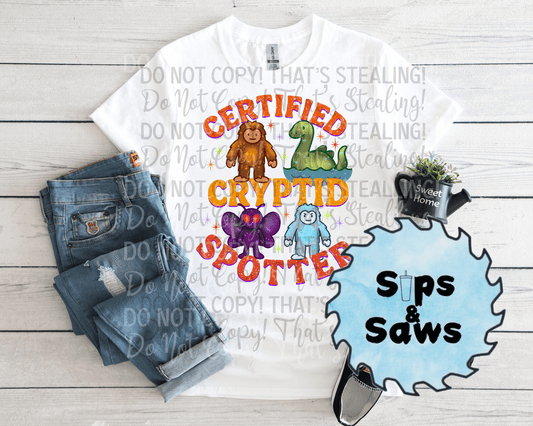 Certified Cryptid Spotter DTF