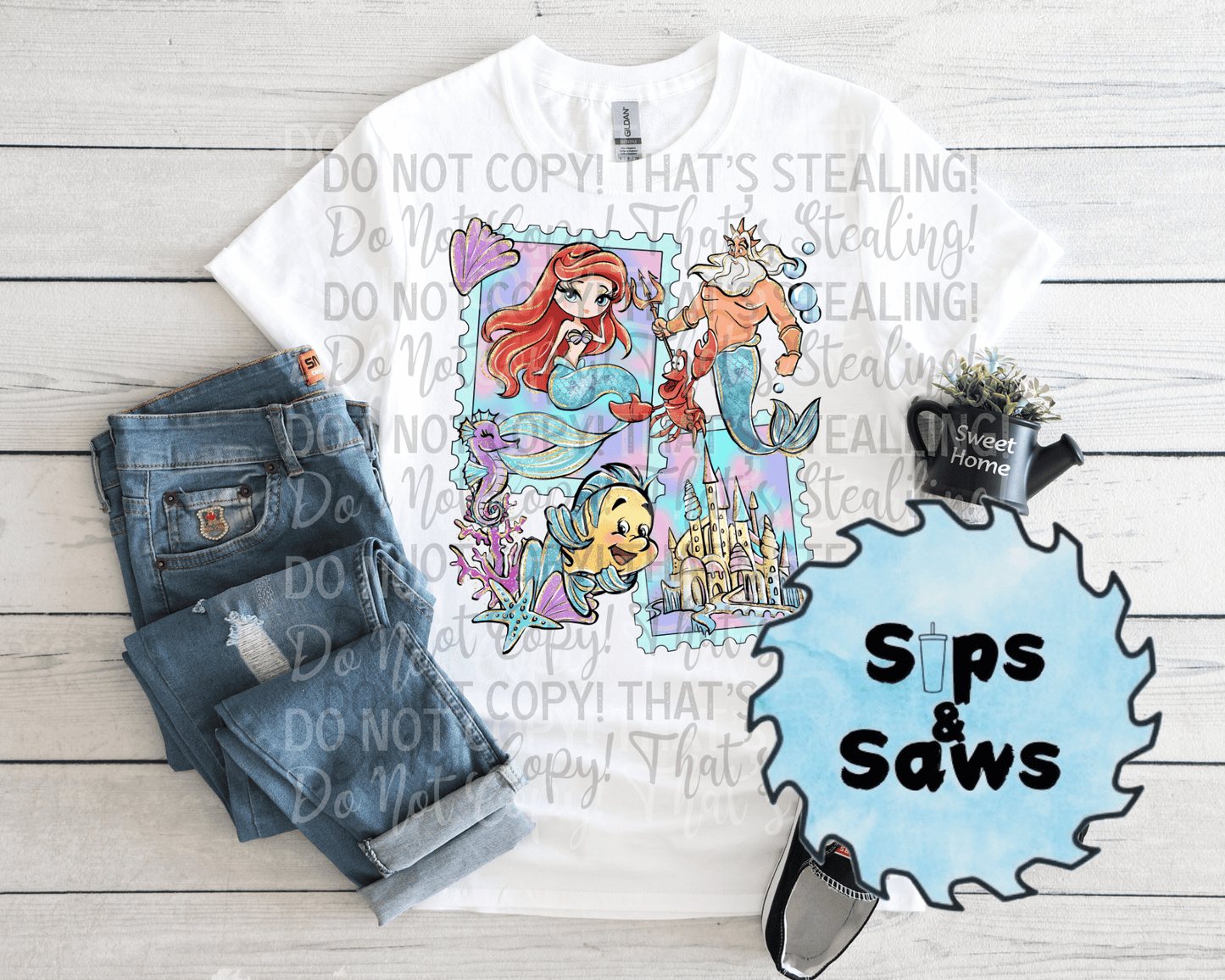Stamp Sea Princess DTF