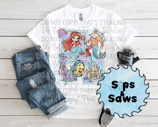 Stamp Sea Princess DTF