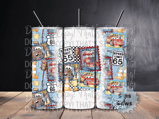 20oz Highway Stamp Tumbler