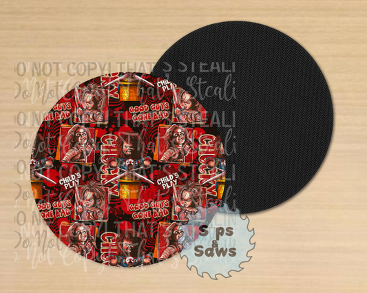 Chucky Sublimation Coaster