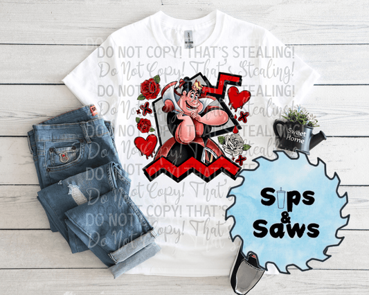 Queen Of Hearts DTF