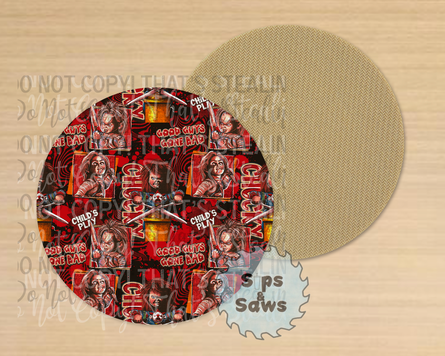 Chucky Sublimation Coaster