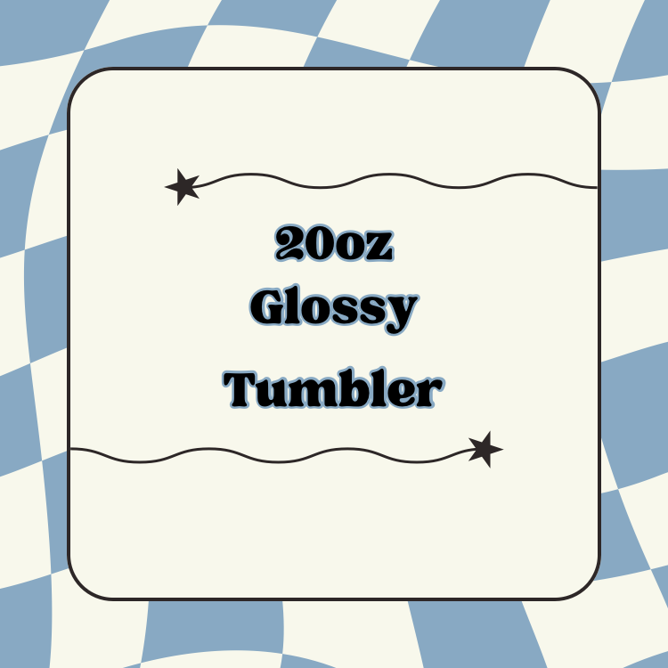 20oz Glossy Sublimation Tumbler