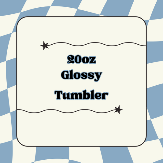 20oz Glossy Sublimation Tumbler
