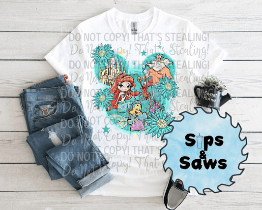 Sea Princess Ears DTF