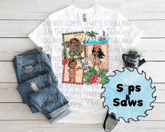 Stamp Moana  DTF