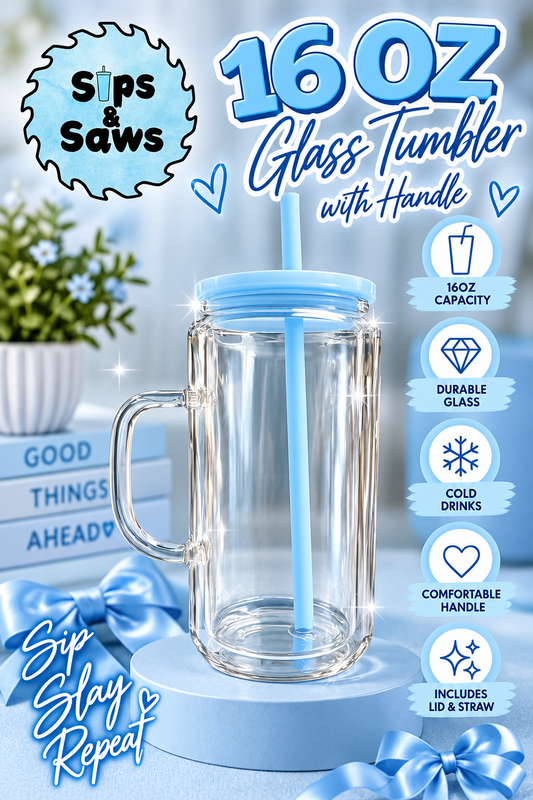 16oz Glass Handle Snowglobe