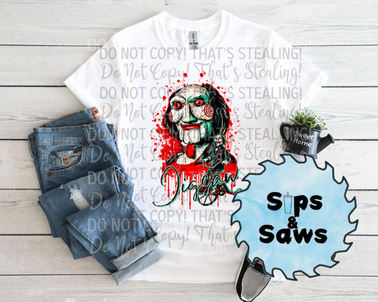 Jigsaw Red DTF