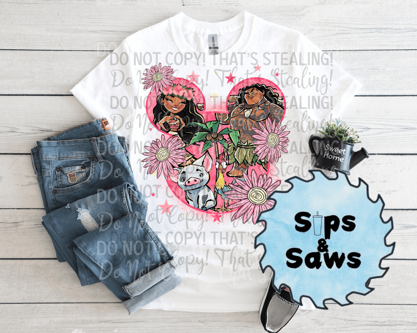 Moana Ears DTF
