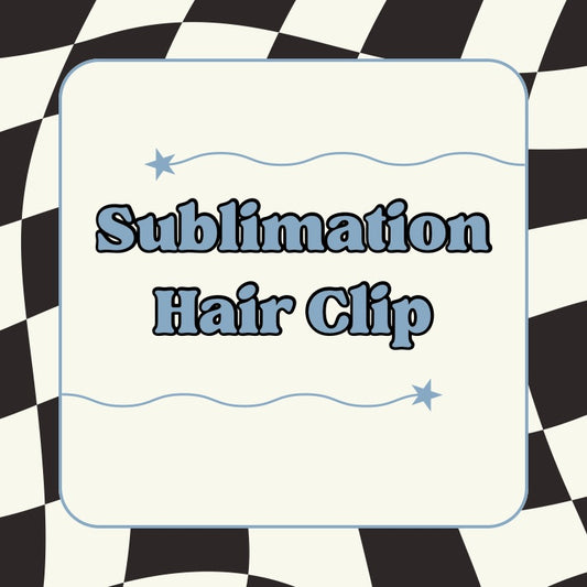 Sublimation Hair Clip