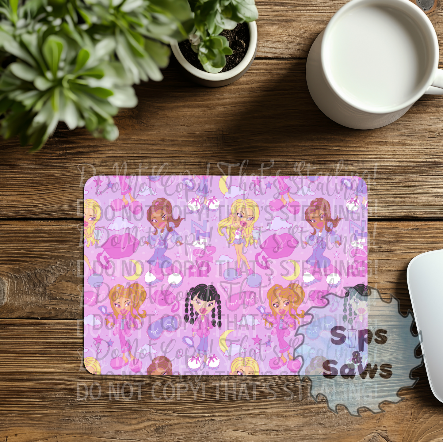 Bratz Sleepover Sublimation Mouse Pad