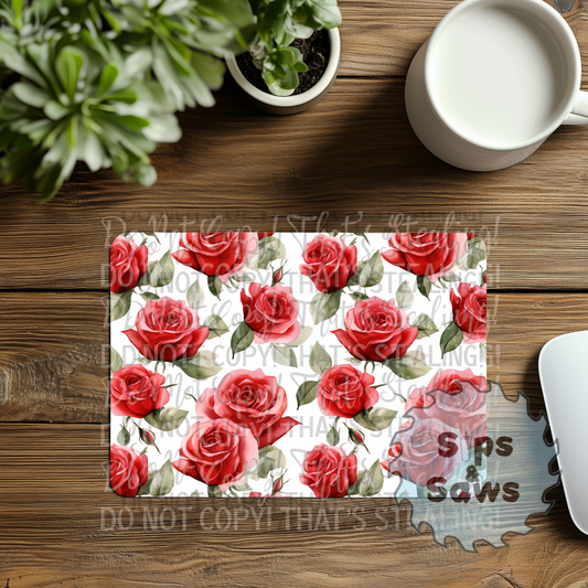 Roses Sublimation Mouse Pad