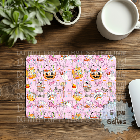 Pumpkin Sublimation Mouse Pad