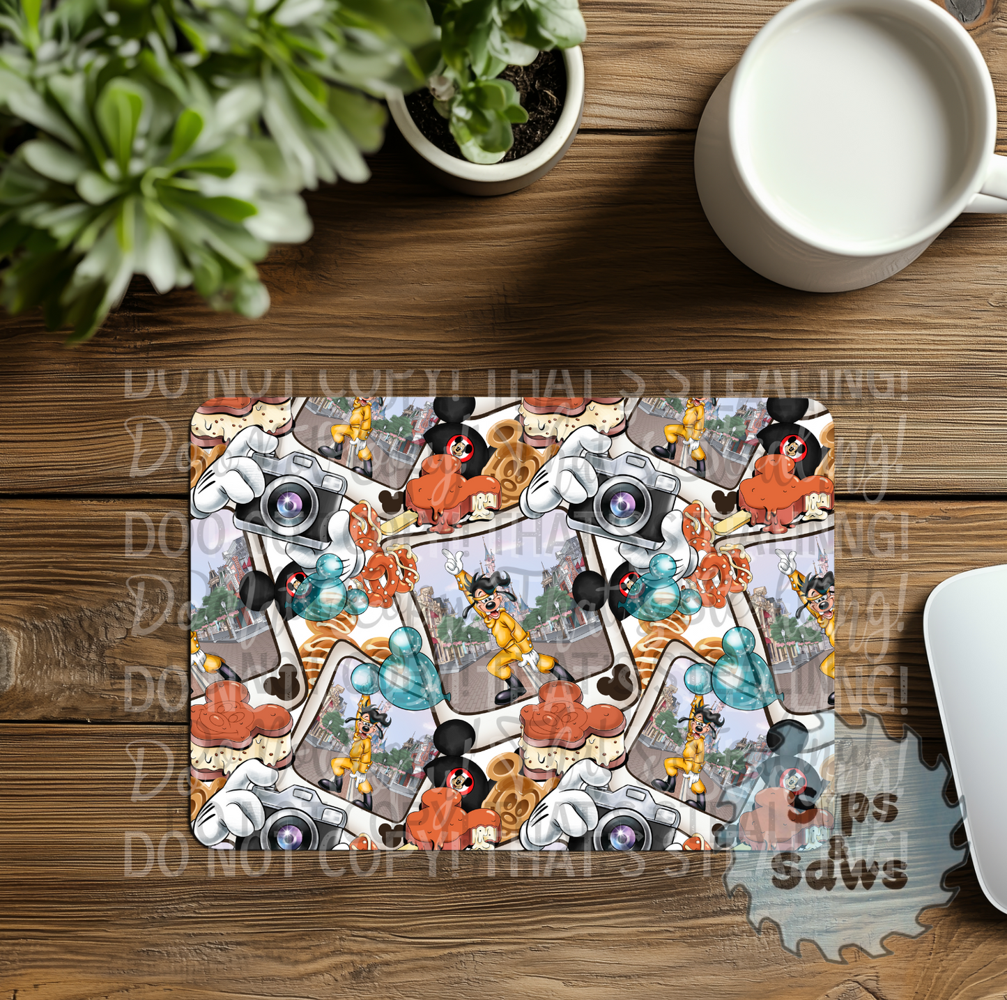 Max Powerline Sublimation Mouse Pad