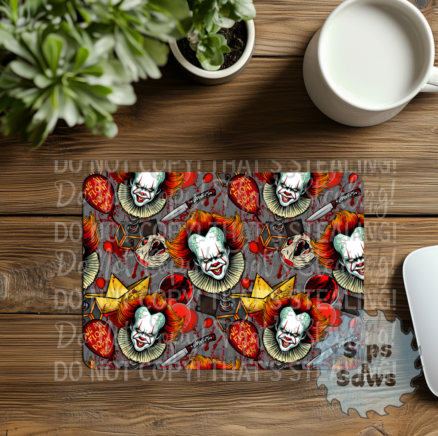 IT Grey Sublimation Mouse Pad