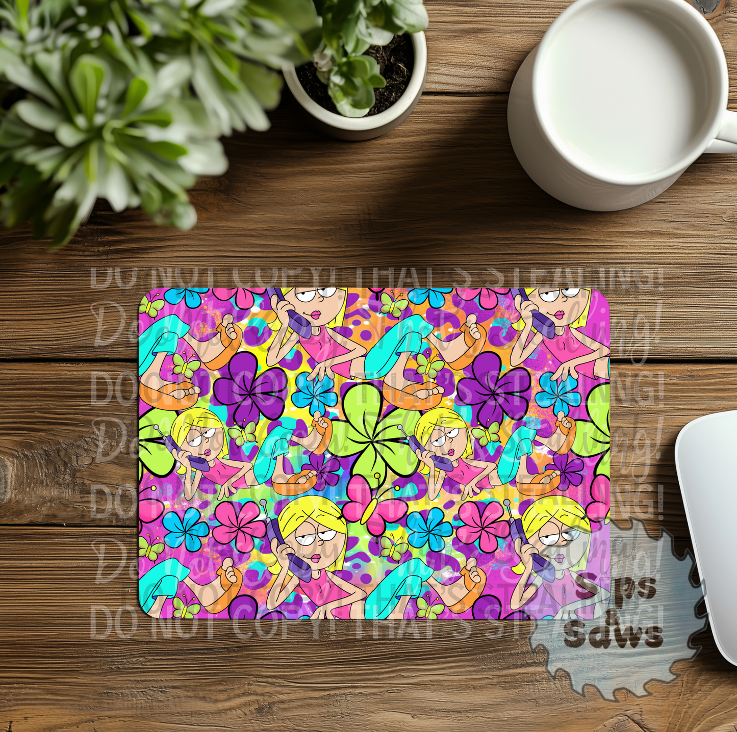 Lizzie Sublimation Mouse Pad